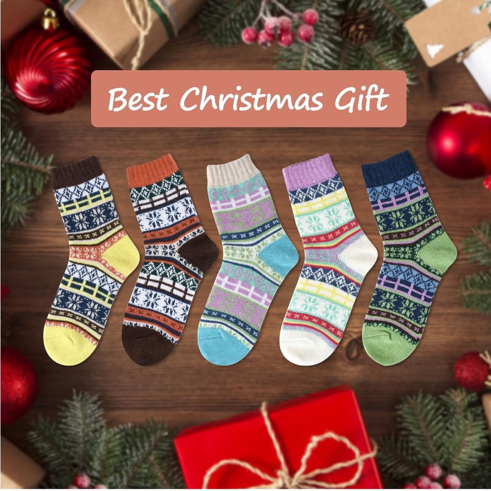 Colorful Patterned Socks Set - Picture 7 of 7